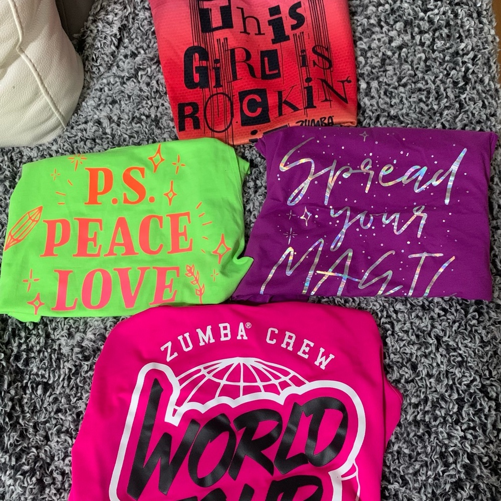 Zumba shirts bundle
